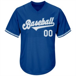 Custom Royal White-Light Blue Authentic Throwback Rib-Knit Baseball Jersey Shirt Custom Royal White-Light Blue Authentic Throwback Rib-Knit Baseball Jersey Shirt